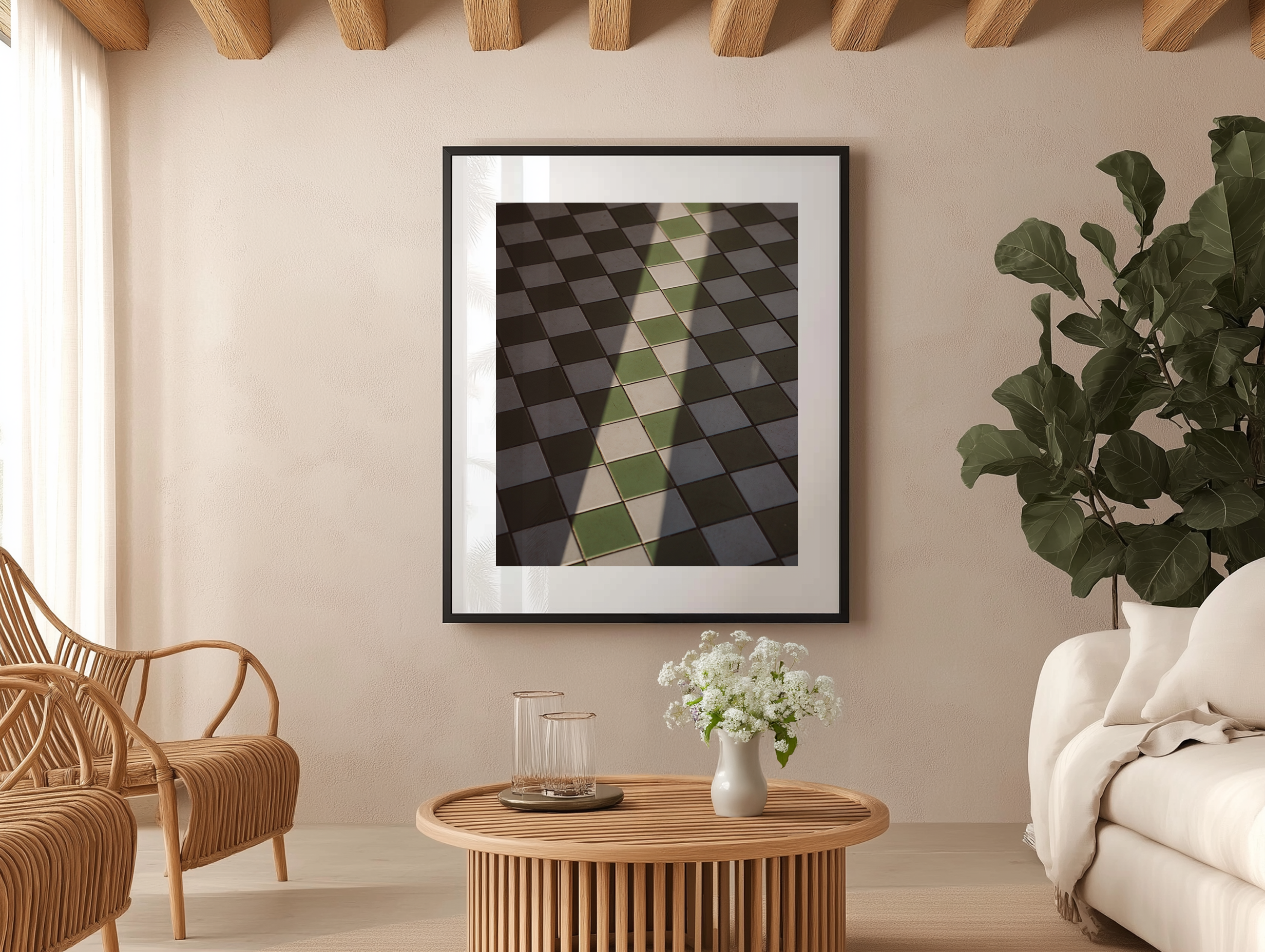 Checked Light - Photography Print
