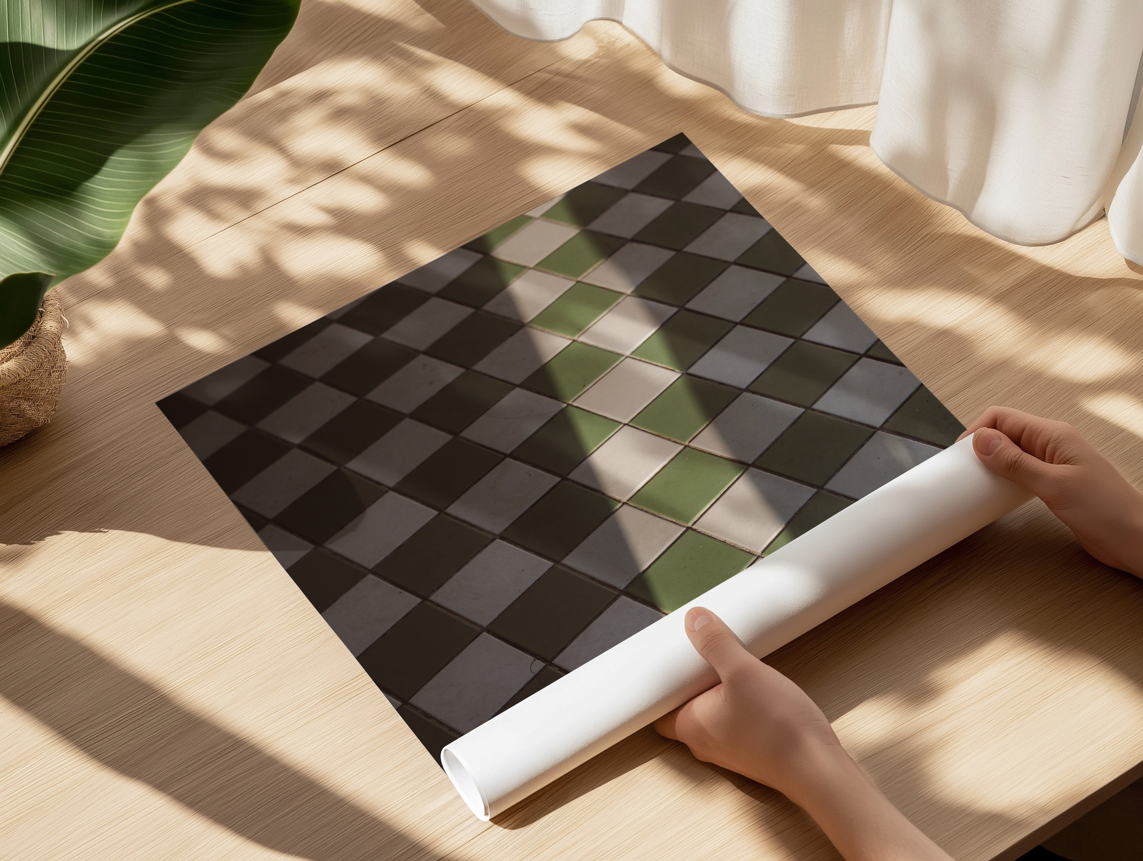 Checked Light - Photography Print